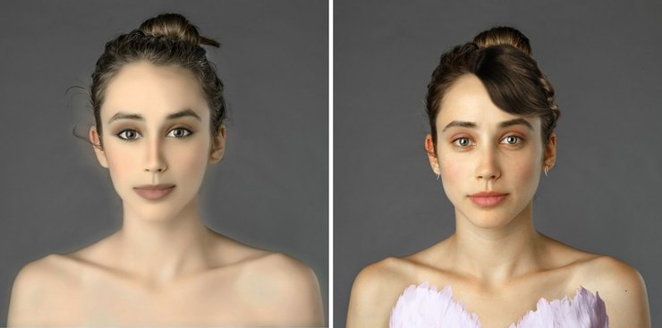 Разная красота: одна девушка глазами мастеров фотошопа из 24 стран